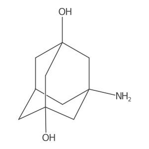5-Aminoadamantane-1,3-diol Structure