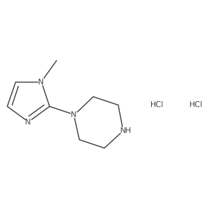 1-(1-methyl-1H-imidazol-2-yl)piperazine dihydrochloride Structure
