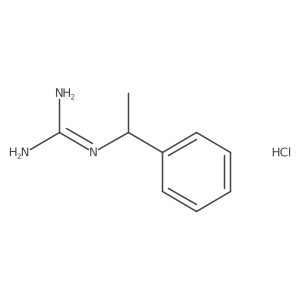 N-(1-Phenylethyl)guanidine hydrochloride Structure