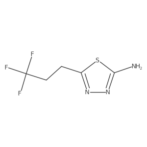 2-Amino-5-(3,3,3-trifluoropropyl)-1,3,4-thiadiazole Structure