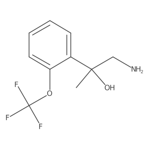 1-Amino-2-(2-(trifluoromethoxy)phenyl)propan-2-ol Structure
