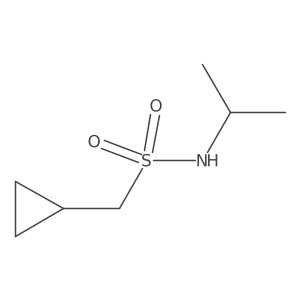 1-Cyclopropyl-N-isopropylmethanesulfonamide结构式