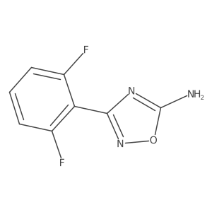 3-(2,6-Difluorophenyl)-1,2,4-oxadiazol-5-amine结构式