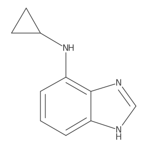 N-cyclopropyl-1H-1,3-benzodiazol-4-amine结构式