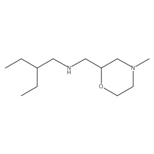 (2-Ethylbutyl)[(4-methylmorpholin-2-yl)methyl]amine结构式
