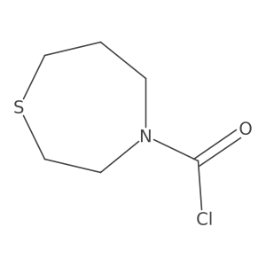 1,4-Thiazepane-4-carbonyl chloride结构式