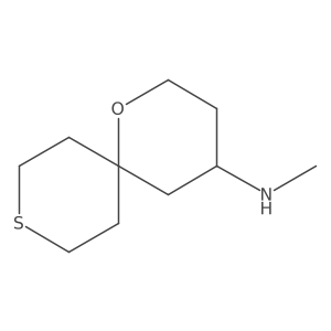 N-methyl-1-oxa-9-thiaspiro[5.5]undecan-4-amine结构式
