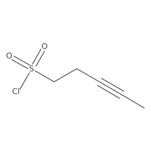 Pent-3-yne-1-sulfonyl chloride结构式