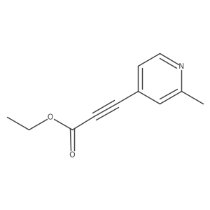Ethyl 3-(2-methylpyridin-4-yl)prop-2-ynoate结构式