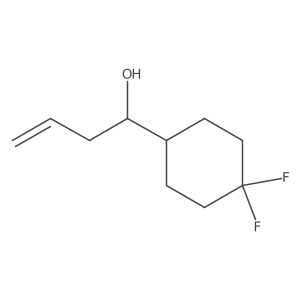 1-(4,4-Difluorocyclohexyl)but-3-en-1-ol Structure