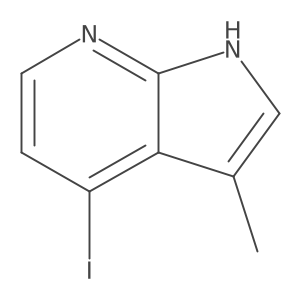 4-iodo-3-methyl-1H-pyrrolo[2,3-b]pyridine Structure