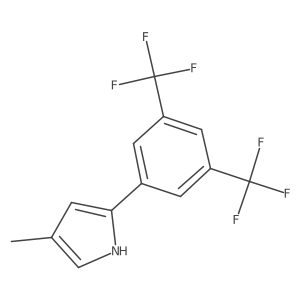 2-[3,5-Bis(trifluoromethyl)phenyl]-4-methylpyrrole结构式
