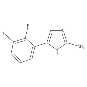 5-(2,3-Difluorophenyl)-1h-imidazol-2-amine结构式