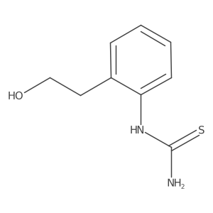 [2-(2-Hydroxyethyl)phenyl]thiourea Structure