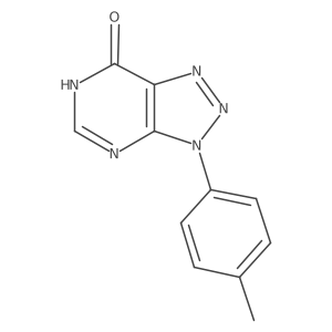 3-(4-methylphenyl)-3,6-dihydro-7H-[1,2,3]triazolo[4,5-d]pyrimidin-7-one结构式