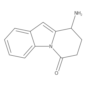 9-Amino-8,9-dihydropyrido[1,2-a]indol-6(7H)-one Structure