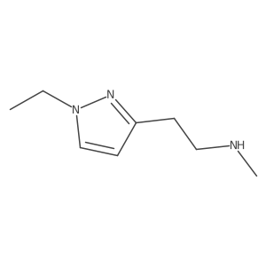 [2-(1-ethyl-1H-pyrazol-3-yl)ethyl](methyl)amine Structure