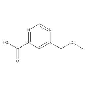 6-(Methoxymethyl)pyrimidine-4-carboxylic acid Structure