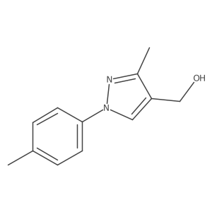 [3-Methyl-1-(4-methylphenyl)-1H-pyrazol-4-yl]methanol结构式