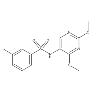 N-(2,4-dimethoxypyrimidin-5-yl)-3-methylbenzenesulfonamide结构式