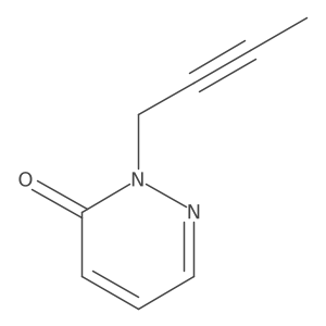 2-(But-2-yn-1-yl)-2,3-dihydropyridazin-3-one结构式