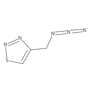 4-(Azidomethyl)-1,2,3-thiadiazole Structure