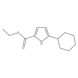 Ethyl 5-cyclohexyl-1H-pyrrole-2-carboxylate Structure