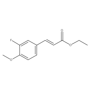 Ethyl (E)-3-(3-Fluoro-4-methoxyphenyl)acrylate Structure