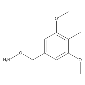 O-[(3,5-dimethoxy-4-methylphenyl)methyl]hydroxylamine结构式