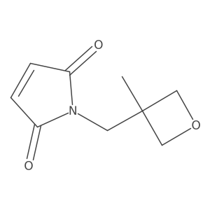 1-((3-Methyloxetan-3-yl)methyl)-1h-pyrrole-2,5-dione结构式