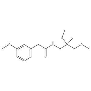 N-(2,3-dimethoxy-2-methylpropyl)-2-(3-methoxyphenyl)acetamide Structure