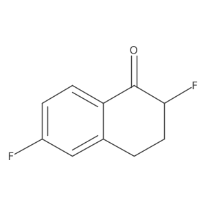 2,6-Difluoro-1,2,3,4-tetrahydronaphthalen-1-one Structure