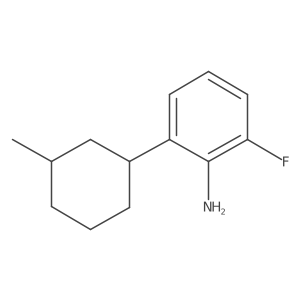 2-Fluoro-6-(3-methylcyclohexyl)aniline Structure