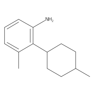 3-Methyl-2-(4-methylcyclohexyl)aniline结构式
