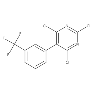 5-(3-Trifluoromethylphenyl)-2,4,6-trichloropyrimidine结构式
