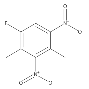 2,4-Dimethyl-(3,5-dinitro)fluorobenzene Structure