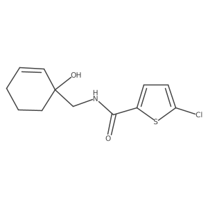 5-chloro-N-[(1-hydroxycyclohex-2-en-1-yl)methyl]thiophene-2-carboxamide Structure