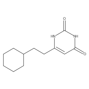 6-(2-cyclohexylethyl)pyrimidine-2,4(1H,3H)-dione Structure