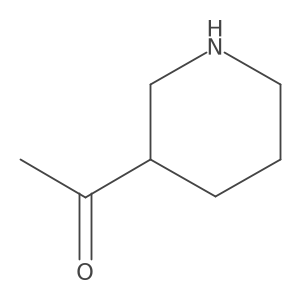 1-[(3R)-piperidin-3-yl]ethan-1-one Structure