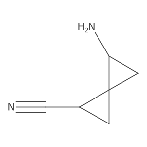Spiro[2.2]pentane-1-carbonitrile, 4-amino-结构式