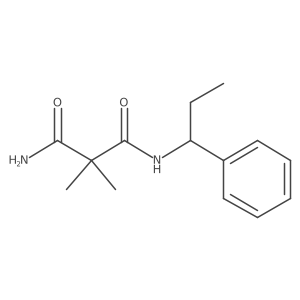 2,2-dimethyl-N'-[(1S)-1-phenylpropyl]propanediamide Structure