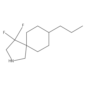 4,4-Difluoro-8-propyl-2-azaspiro[4.5]decane Structure