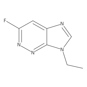7-ethyl-3-fluoro-7H-imidazo[4,5-c]pyridazine Structure