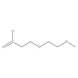 2-(2-Methoxyethoxy)ethane-1-sulfinyl chloride Structure