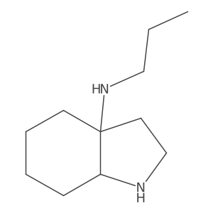 N-propyl-octahydro-1H-indol-3a-amine Structure