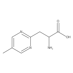 (2R)-2-amino-3-(5-methylpyrimidin-2-yl)propanoic acid Structure