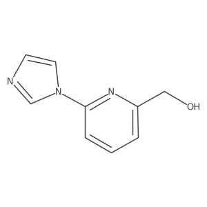 6-(1H-imidazol-1-yl)-2-Pyridinemethanol结构式