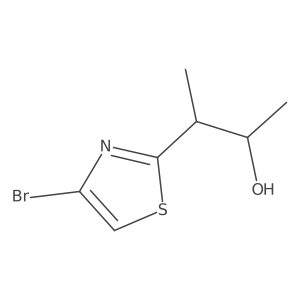 3-(4-Bromo-1,3-thiazol-2-yl)butan-2-ol Structure