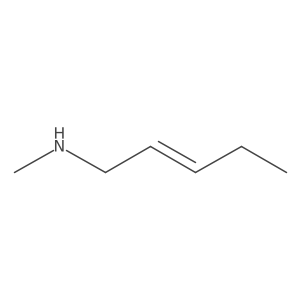Methyl(pent-2-en-1-yl)amine结构式