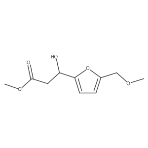 methyl (3R)-3-hydroxy-3-[5-(methoxymethyl)furan-2-yl]propanoate Structure